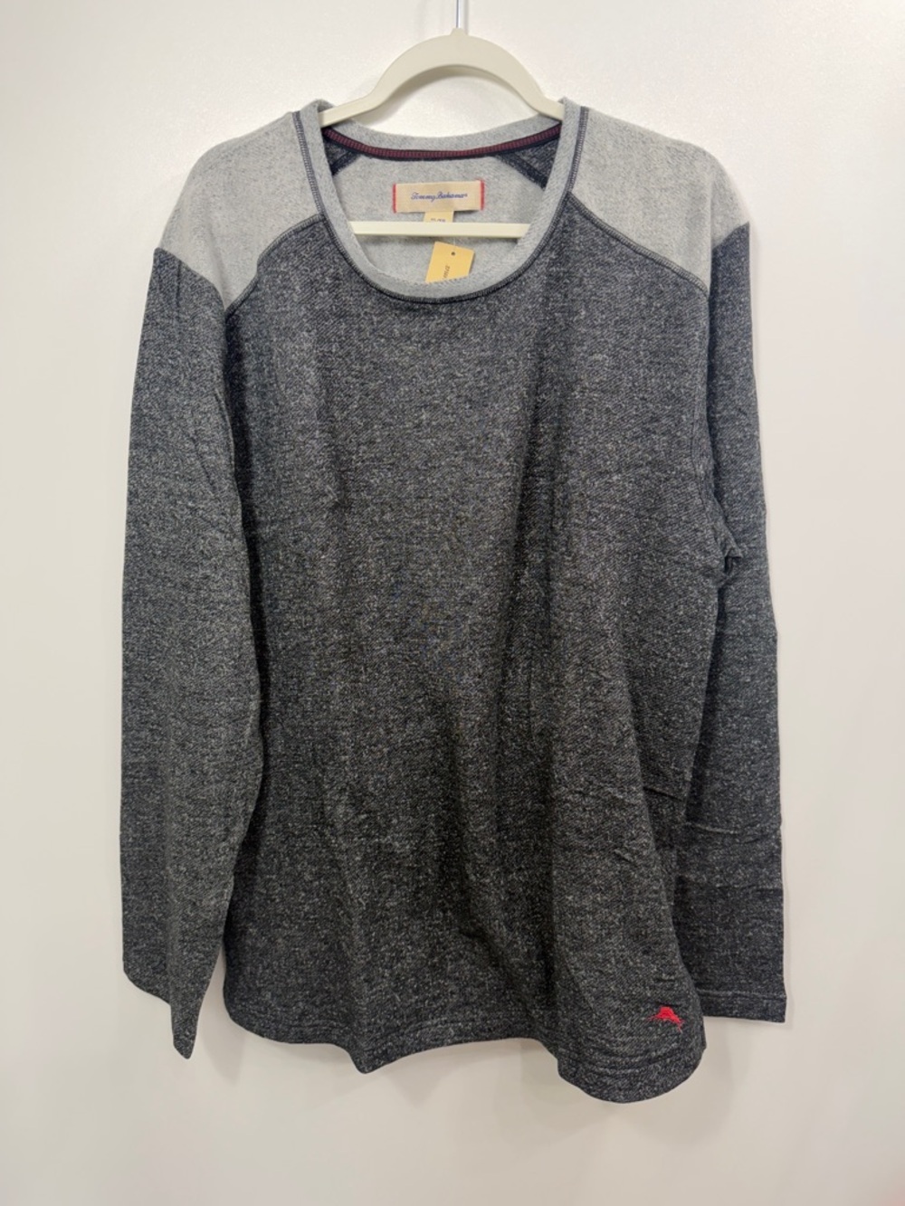 Tommy Bahama Men’s Island Sleepwear gray long sleeve sleep shirt size XL.NWT